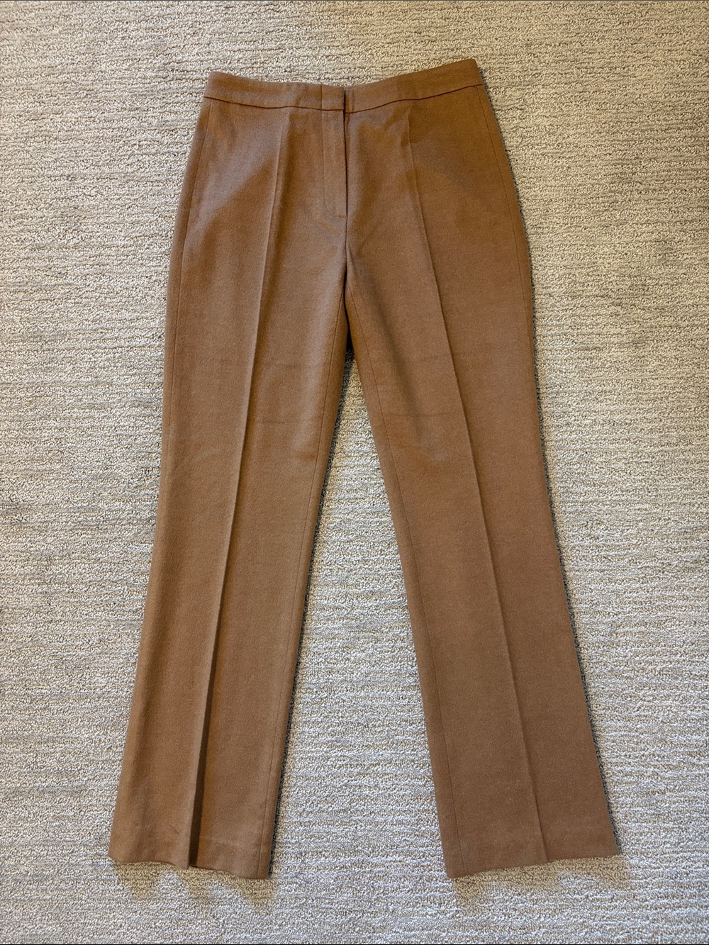 Trento wool brand camel trousers